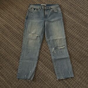Abercrombie & Fitch Blue Straight Leg Jeans